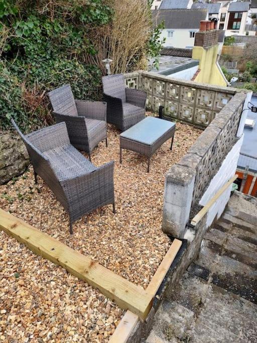 Fishermen'S Cottage With Log Burner, 2 Bathrooms & Sea Views From Garden Terraces The Mumbles Exterior foto
