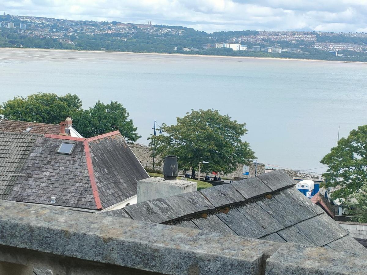 Fishermen'S Cottage With Log Burner, 2 Bathrooms & Sea Views From Garden Terraces The Mumbles Exterior foto